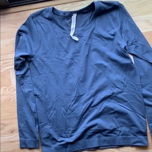 Blue Swiftly Relax LS. Size 6. With tags